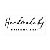 Moderne handgefertigte handgeschriebene Kalligraph Gummistempel (Prägung)