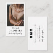 Moderne, handgefertigte Schmuck Designer Business  Visitenkarte (Vorne/Hinten)