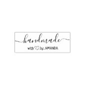 moderne handgefertigte selbstfarbige Briefmarke Permastempel (Design)