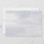 Moderne, handgeschriebene Ankündigung nur verheira (Rückseite)