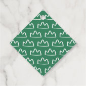 Moderne handgeschriebene Babydusche Geschenkanhänger (Rückseite)