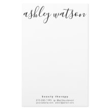 Moderne, handgeschriebene Kalligraphie Schlicht