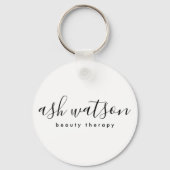 Moderne, handgeschriebene Kalligraphie Schlicht Schlüsselanhänger (Vorderseite)