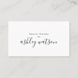 Moderne, handgeschriebene Kalligraphie Schlicht Terminkarte