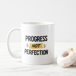 Moderne handgeschriebene Motivation für psychische Kaffeetasse