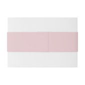 Moderne handgeschriebene Orange Pink Funky Retro W Einladungsbanderole (Rückseitenbeispiel)