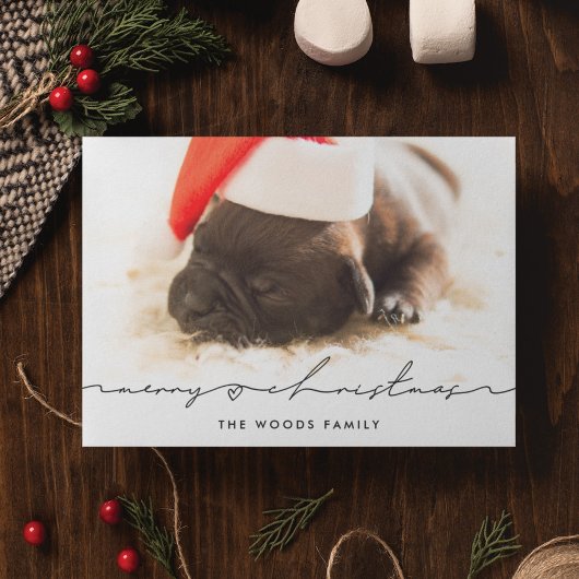 Moderne handgeschriebene Schrift Frohe Weihnachten