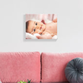 Moderne handgeschriebene Schrift Glauben Leinwanddruck (Insitu (Wohnzimmer))