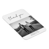 Moderne handgeschriebene Script-Foto Hochzeit Viel Magnet (Rechte Seite)