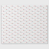 Moderne handgeschriebene Skriptsprache Liebe & Her Geschenkpapier (Flach)