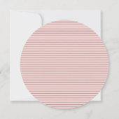 Moderne handgeschriebene Typografie Hochzeit rosa Save The Date (Rückseite)