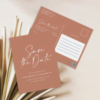 Moderne handgeschriebene Typografie Hochzeit Terra