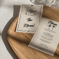 Moderne handgeschriebene, Vintage Quirky-Hochzeit