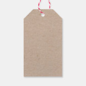 Moderne handgeschriebene Weihnachtsfeiertage Geschenkanhänger (Rückseite)