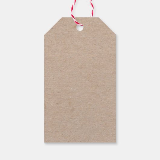 Moderne handgeschriebene Weihnachtsfeiertage Geschenkanhänger (Rückseite)