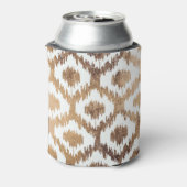 Moderne handgewachsene Kat-Muster Imitate Messingg Dosenkühler (Kanne Rückseite)