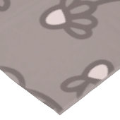 Moderne handGezeichnet Blume Blumenkohl Tischdecke (Schrägansicht)