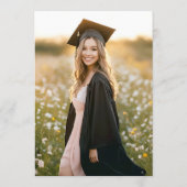 Moderne handgezeichnete Abschlussfeier Klasse 2027 Einladung (Rückseite)