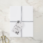 Moderne handgezeichnete Disco-Kugel 30. Geburtstag Geschenkanhänger (Mit Garn)