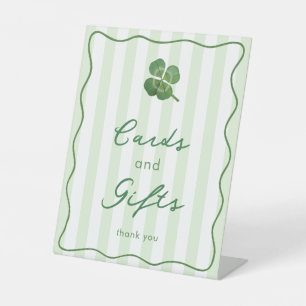 Moderne handgezeichnete St. Patrick's Cards und Ge Sockelschild