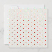 Moderne handgezogene Wassermelone Fruchtsaftdusche Einladung (Rückseite)