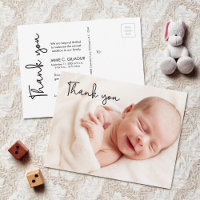 Moderne Handlettering-Schrift Baby-Fotos Babyparty