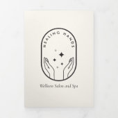 Moderne Handmassage, Wellness Broschüre (Cover)