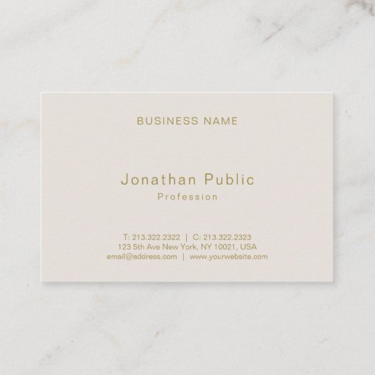 Moderne Handschrift Elegantes Minimalistisches Tem Visitenkarte (Rückseite)