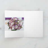 Moderne Handschrift Foto Hochzeit Danke Karte (Innenseite)