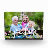 Moderne Handschrift Großkinder Fotoblock (Vorderseite)