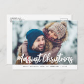 Moderne Handschrift Postkarte (Vorne/Hinten)