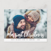 Moderne Handschrift Postkarte (Vorderseite)