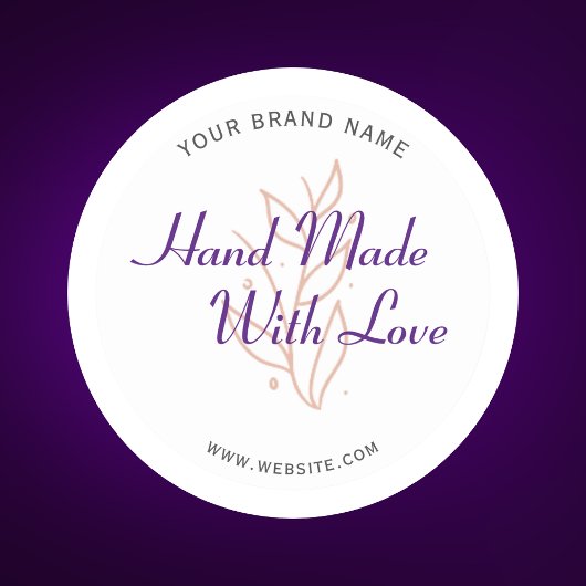 Moderne Handschrift Typografie Sticker