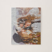 Moderne Handschrift wird meine Bridesmaid sein Puzzle (Vertikal)