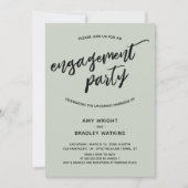 Moderne Handschriftenabwicklungspartei Einladung (Vorderseite)