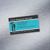 Moderne Handwerker Magnet Geschäftskarten (Beispiel)