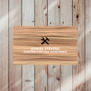 Moderne Handwerker-Vertragshandwerker-Renovierung Visitenkarte