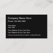 Moderne Handyman einfache Visitenkarten Visitenkarte (Rückseite)