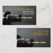 Moderne Handyman Maintenance Business Card Visitenkarte (Vorne/Hinten)