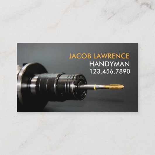 Moderne Handyman Maintenance Business Card Visitenkarte (Vorderseite)