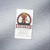Moderne Handyman Maintenance Contractor Tools Magnetische Visitenkarte (Beispiel)