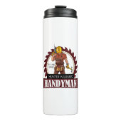 Moderne Handyman Maintenance Contractor Tools Thermosbecher (Vorderseite)