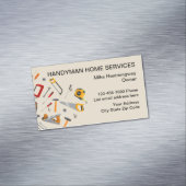 Moderne Handyman-Visitenkartenmagnete Magnetische Visitenkarte (Beispiel)