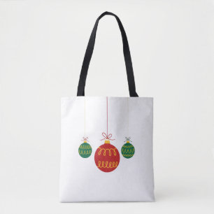 Moderne hängende Weihnachtsbaum-Ornament-Tasche Tasche