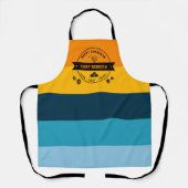 Moderne Hanukah Personalisiert Latke Strike Schürz Schürze (Vorderseite)