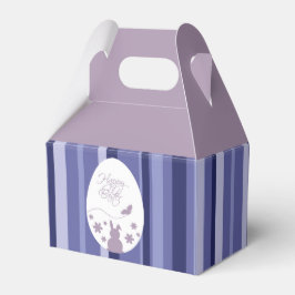 Moderne Happy Easter Pastel Lila Geschenkschachtel