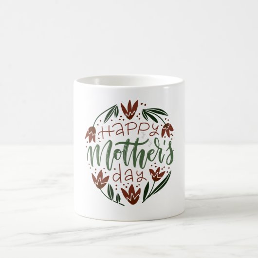 Moderne Happy Mother Day Classic Tasse (Mittel)