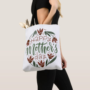 Moderne Happy Mother Day Tote Bag Tasche