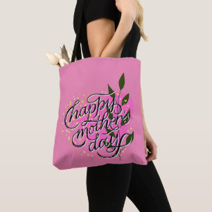 Moderne Happy Mother Day Tote Bag Tasche