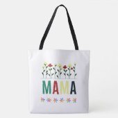 Moderne Happy Mother Day Tote Bag Tasche (Vorderseite)